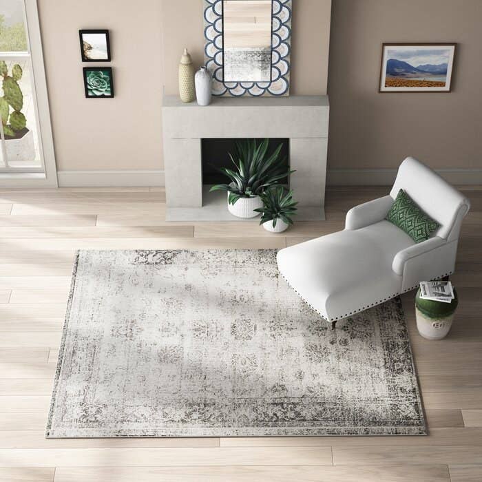 the burnout effect gray rug