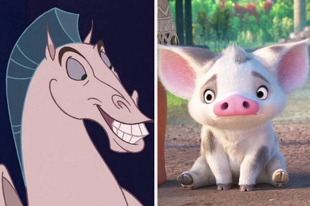 Pegasus from Hercules and Pua from Moana