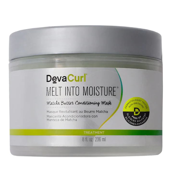 A container with a hair mask in it