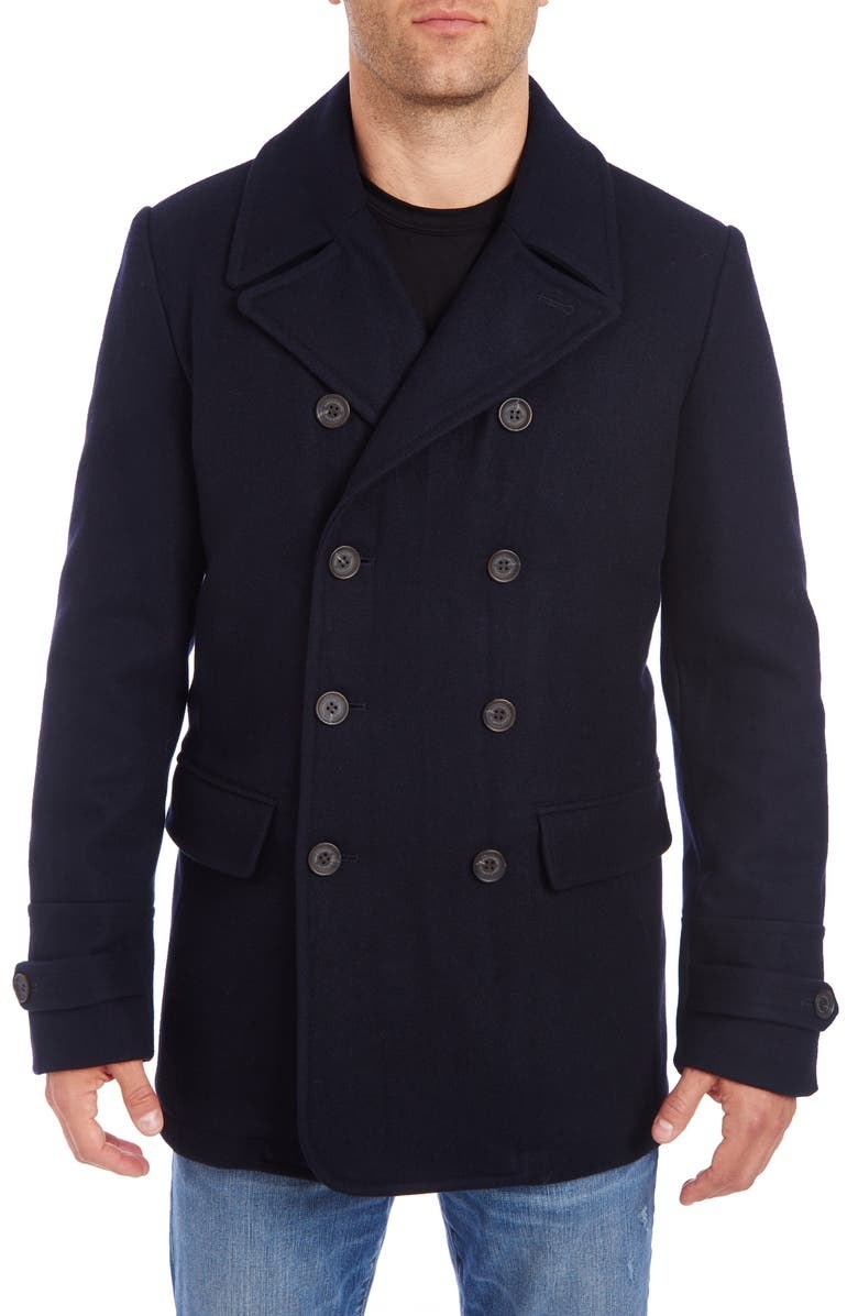 the navy peacoat