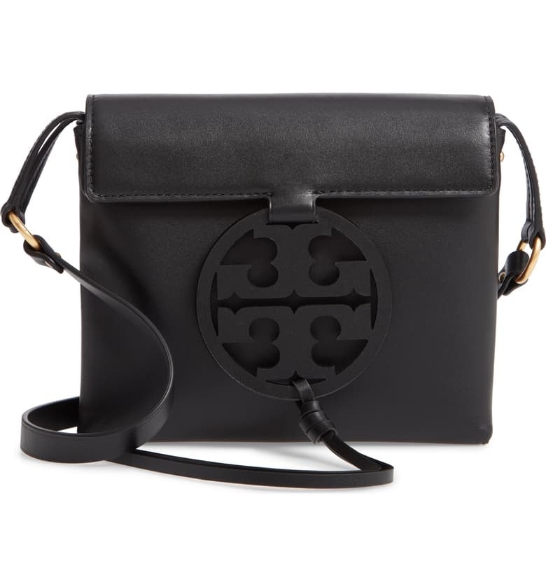 Tory Burch Miller leather crossbody in black