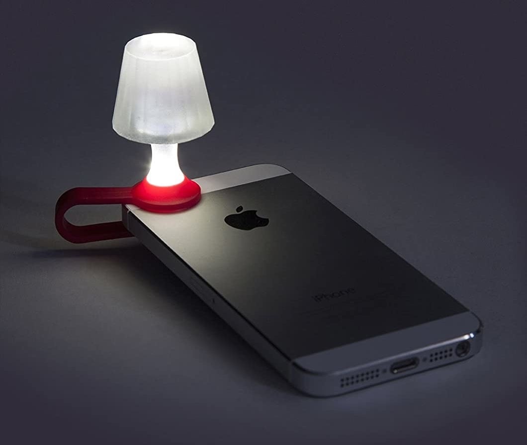lamp that clamps onto a phone 
