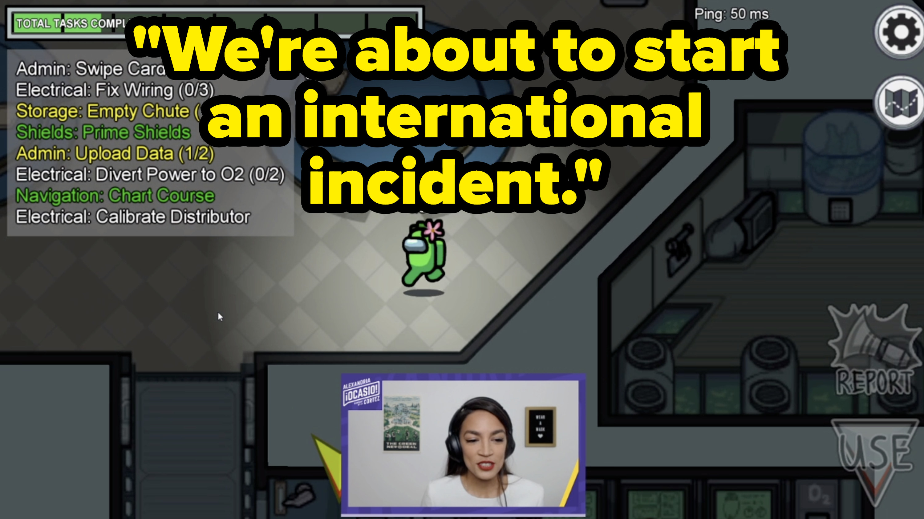 AOC says, We&#x27;re about to start an international incident