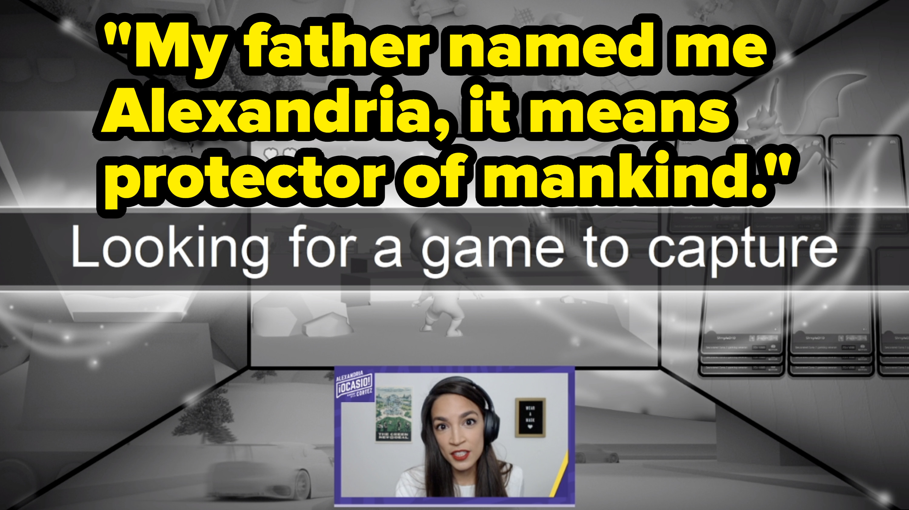 AOC says her name means protector of mankind