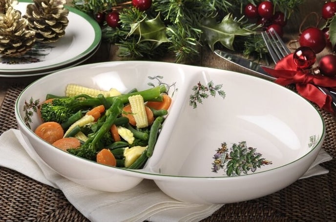 The divided serving dish