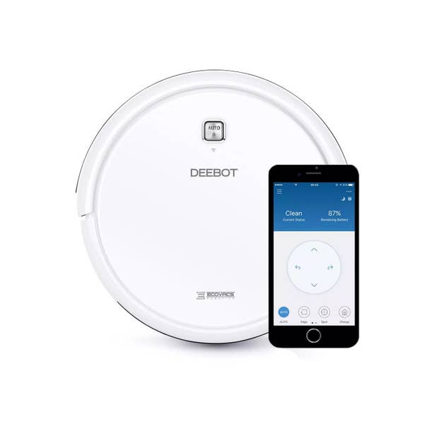 The Ecovacs Deebot robot vacuum and its app