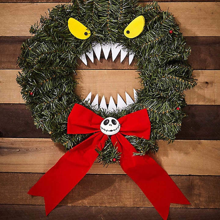 a nightmare before christmas wreath
