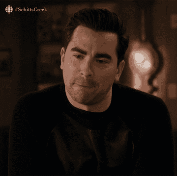 a gif of david from schitt&#x27;s creek saying &quot;that&#x27;s correct&quot;