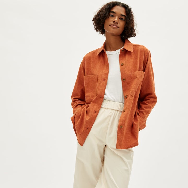 the shirt in persimmon 