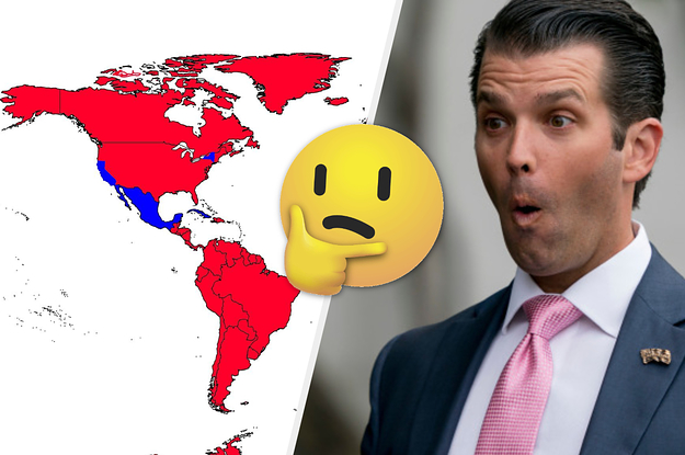 Donald Trump Jr. Tweeted A World Map That Made Absolutely No Sense