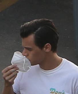 Harry Styles Don't Worry Darling Slicked Back Hair Harry Styles Don't Worry Darling Slicked Back Hair