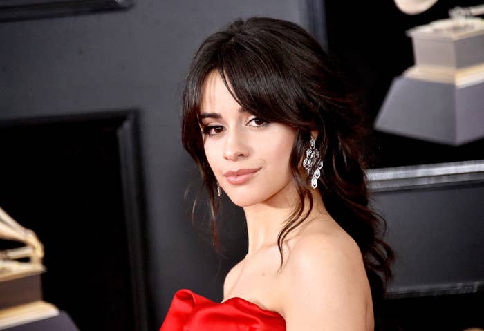 Camila Cabello at the 2018 Grammys