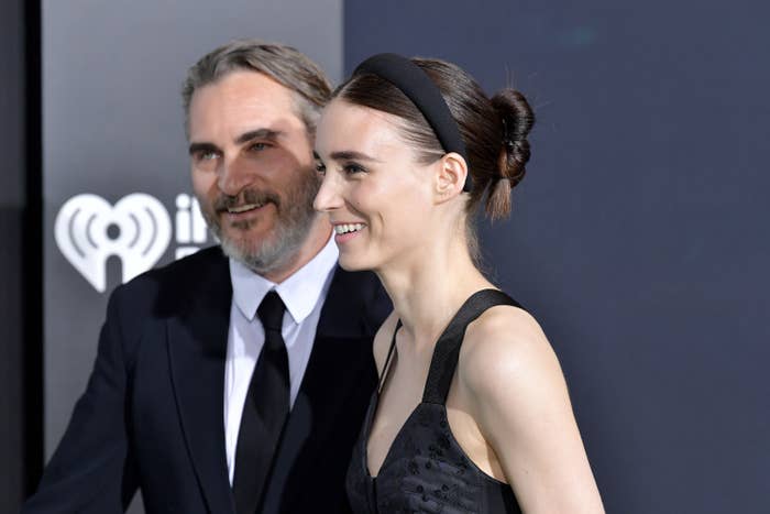 Joaquin Phoenix and Rooney Mara attend the premiere of Warner Bros Pictures &quot;Joker&quot; on September 28, 2019 in Hollywood, California.