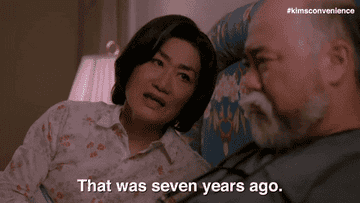 Jean Yoon tells her husband, &quot;That was even years ago,&quot; on Kim&#x27;s Convenience
