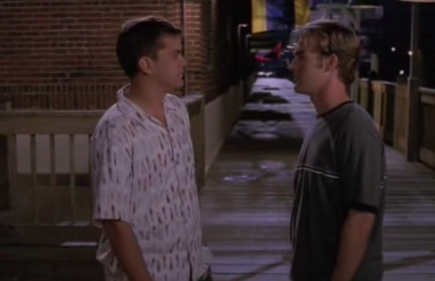 Dawson and Pacey talking