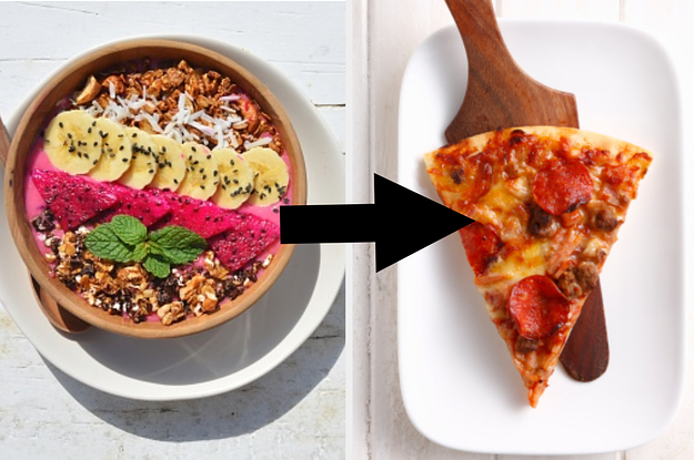 Pick Some Healthy Food Items And We'll Give You Some Junk Food To Eat