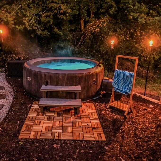 The hot tub