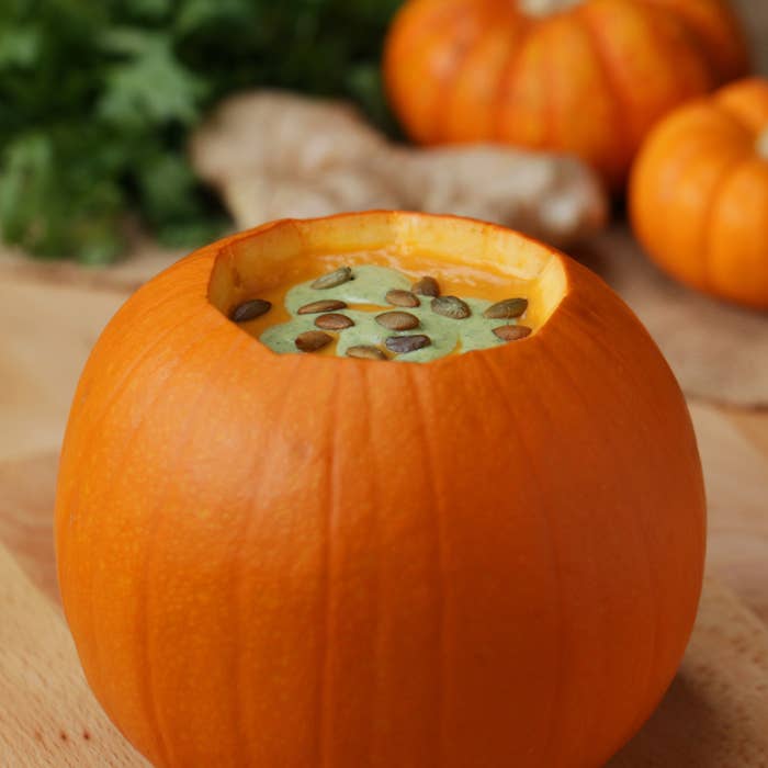 クリーミーでポカポカ かぼちゃと生姜のスープ