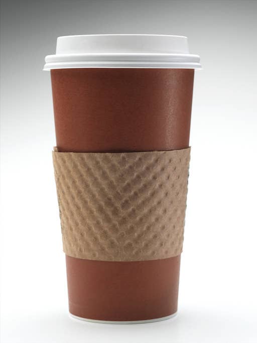 cardboard coffee sleeve