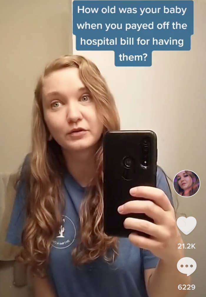 Image of a mom on TikTok.