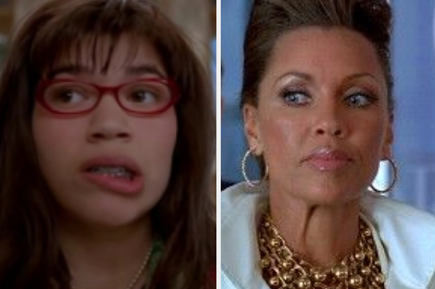 Betty and Wilhelmina from "Ugly Betty."