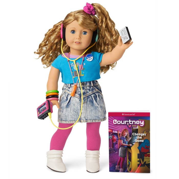 American Girl Courtney in 1980s fashion.