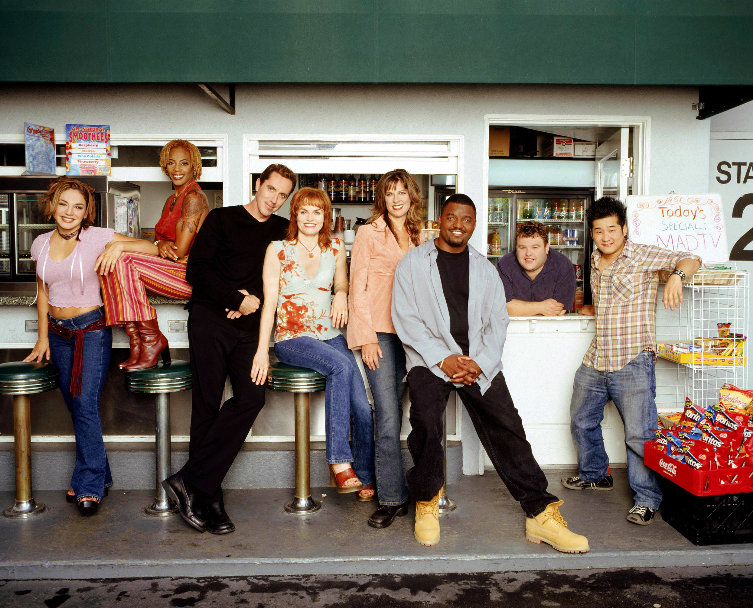 A publicity shot of the MadTV cast