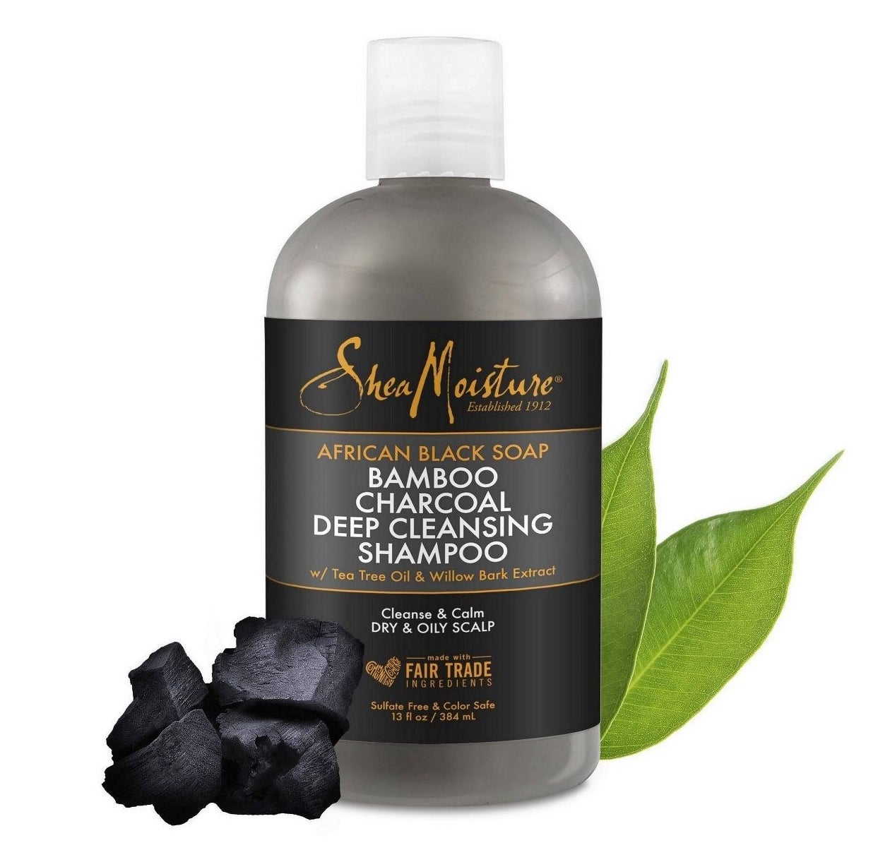 the shampoo bottle
