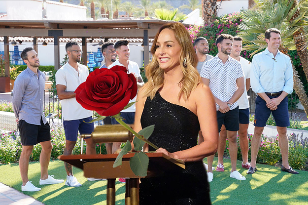 Clare has a rose to hand out