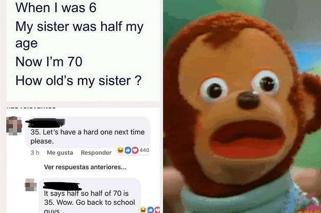 一个人在Facebook上非常自信地评论了一道数学题的错误答案