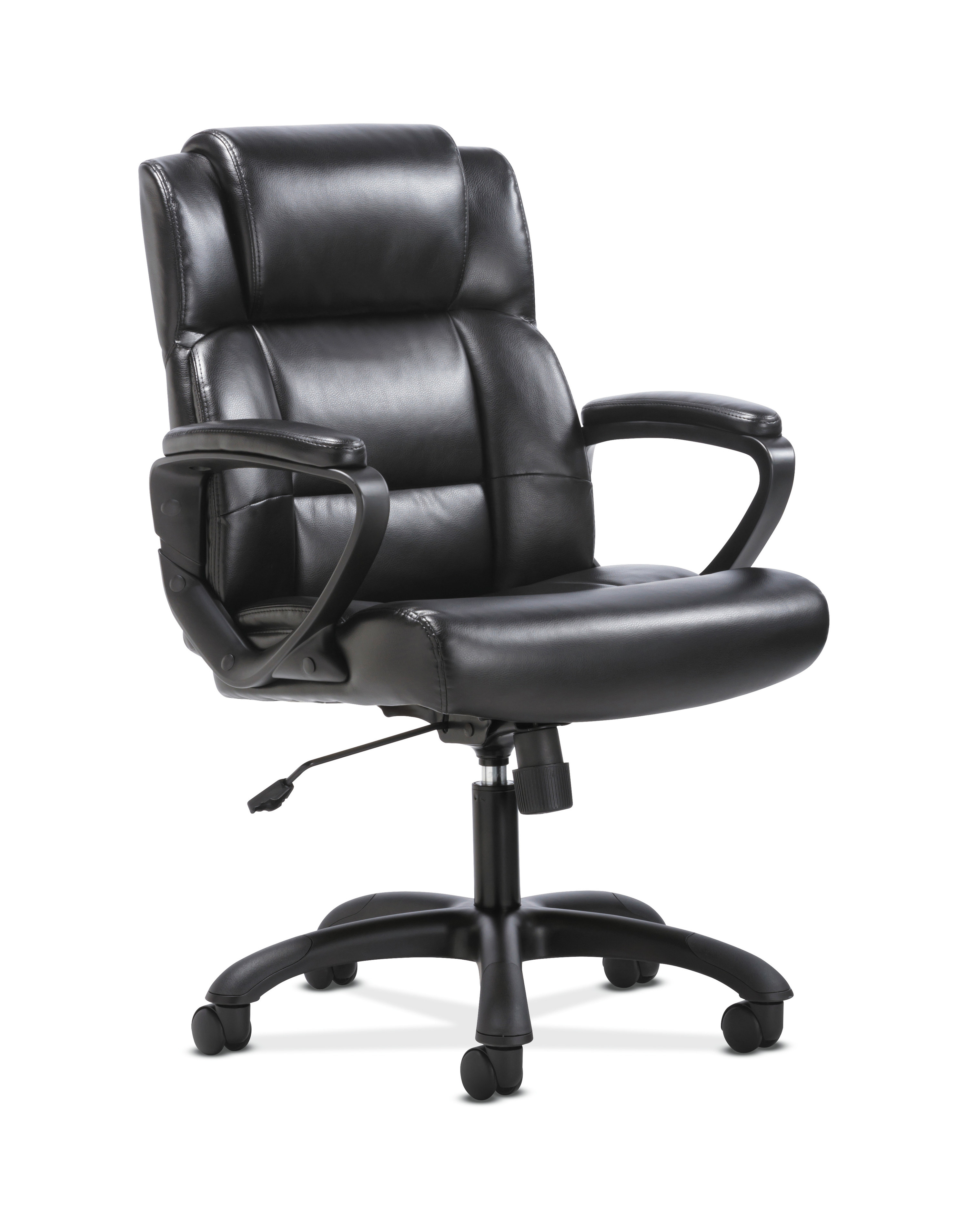 The black office chair