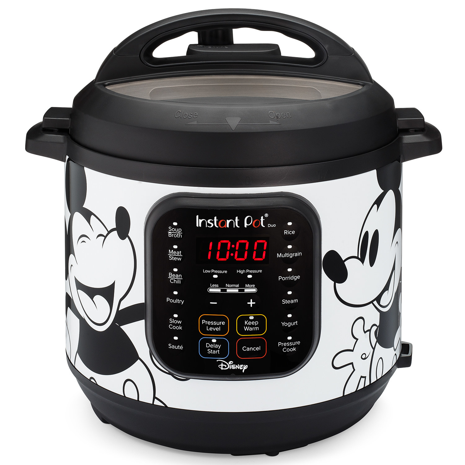 Instant pot with mickey mouse cartoon design on front