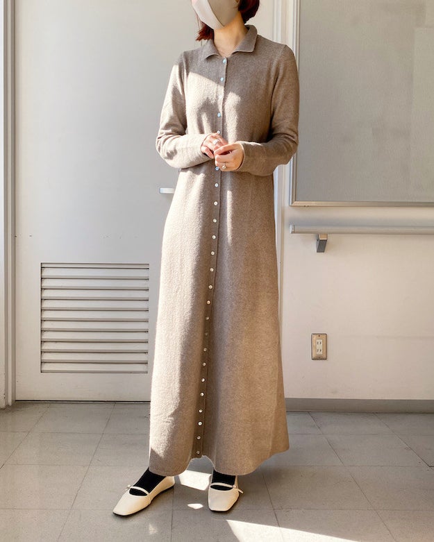 ふわふわの着心地が好き Zaraの ニットポロワンピ がめっちゃお洒落なんです