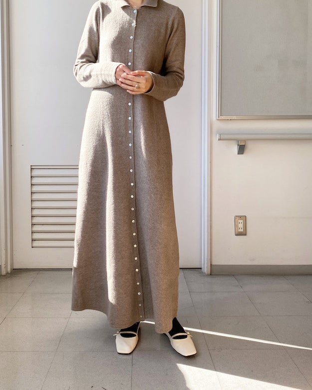 ふわふわの着心地が好き Zaraの ニットポロワンピ がめっちゃお洒落なんです