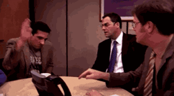 gif of Steve Carrell in &quot;The Office&quot; saying &quot;thank you&quot; 