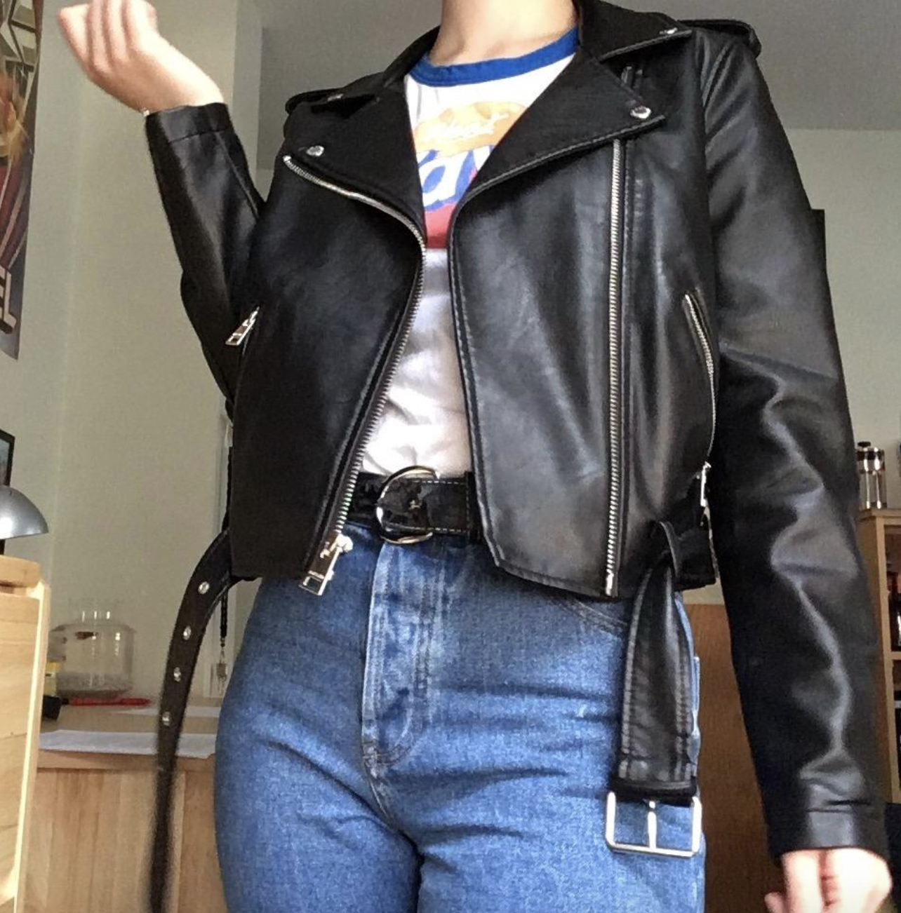 Top 61+ imagen levi’s faux leather jacket review