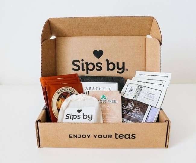 Sips By box will different teas