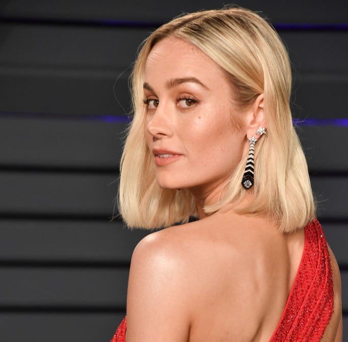 Brie Larson attends the 2019 Vanity Fair Oscar Party 