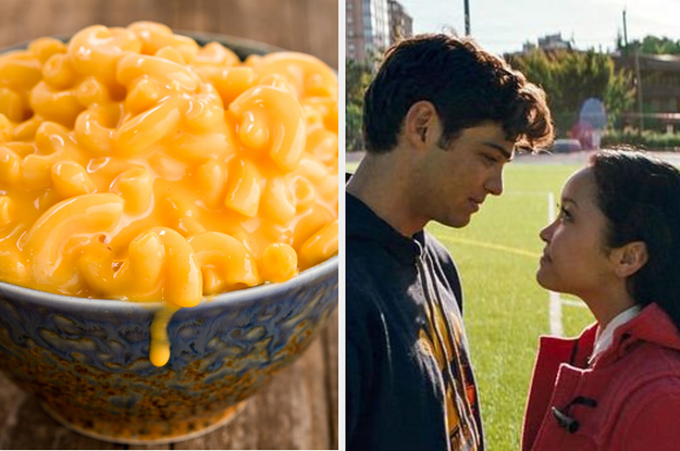 Mac and cheese and lara jean and peter
