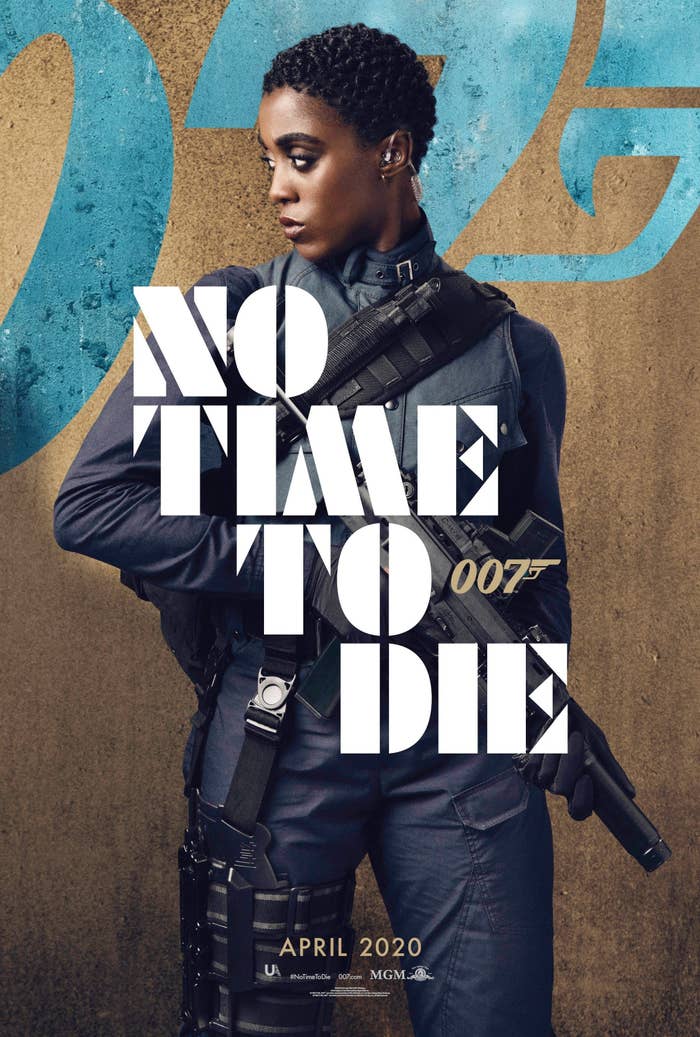 No Time to Die, US character poster, Lashana Lynch as Nomi.