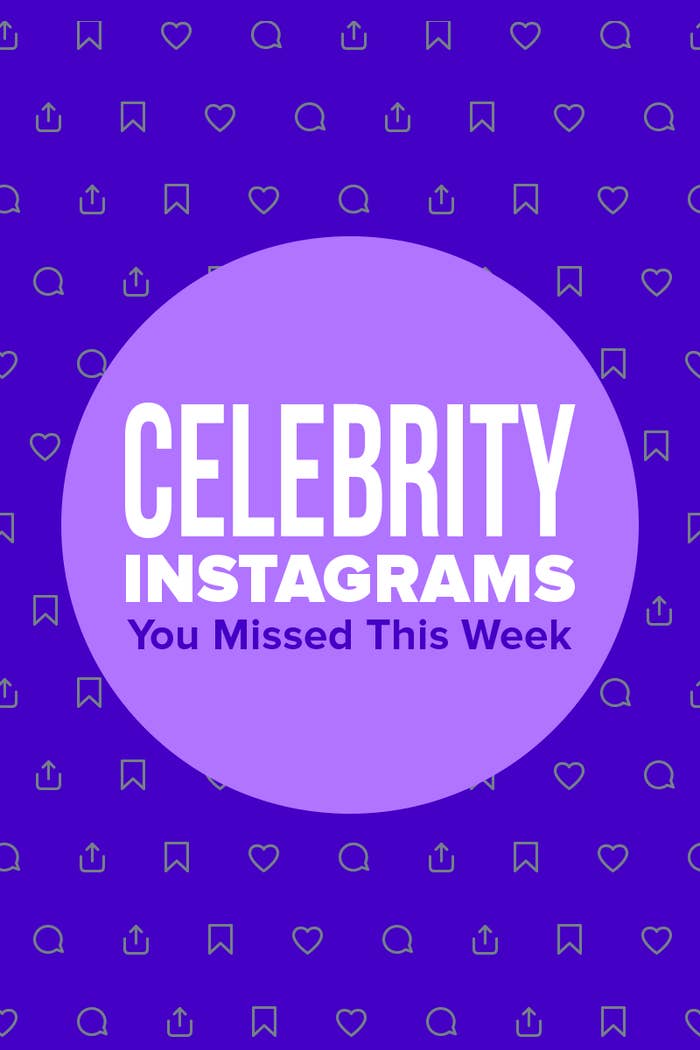 A graphic that reads, &quot;Celebrity instagrams You Missed This Week&quot;