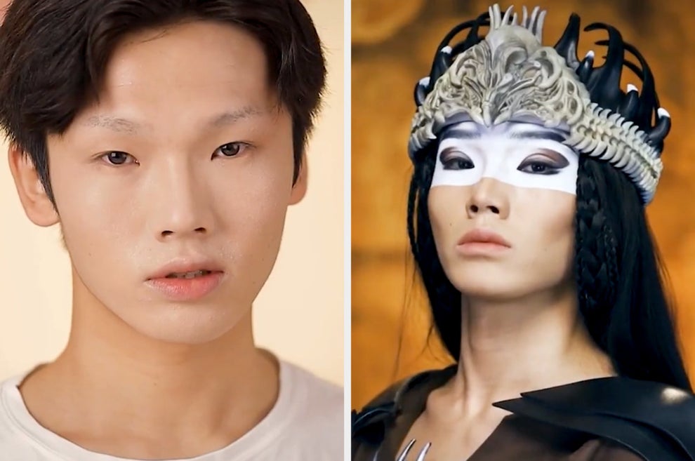 28 Dramatic Makeup Transformations From Tiktok That Prove Some People