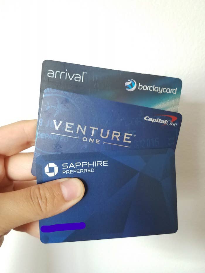 My personal top 3 credit cards: Barclay, Capital One, and Chase Sapphire