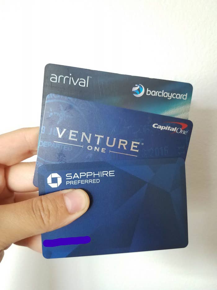 My personal top 3 credit cards: Barclay, Capital One, and Chase Sapphire