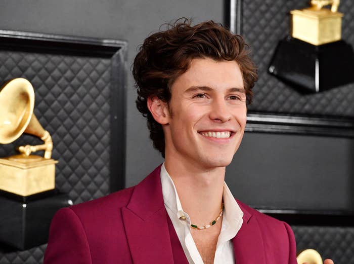 Shawn Mendes attends the 2020 GRAMMY Awards