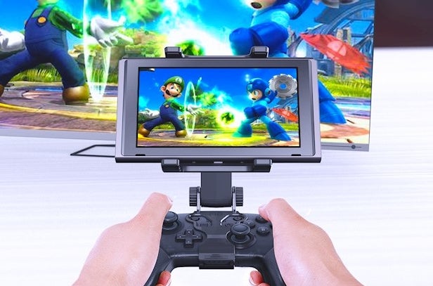The Switch screen is connected to a controller