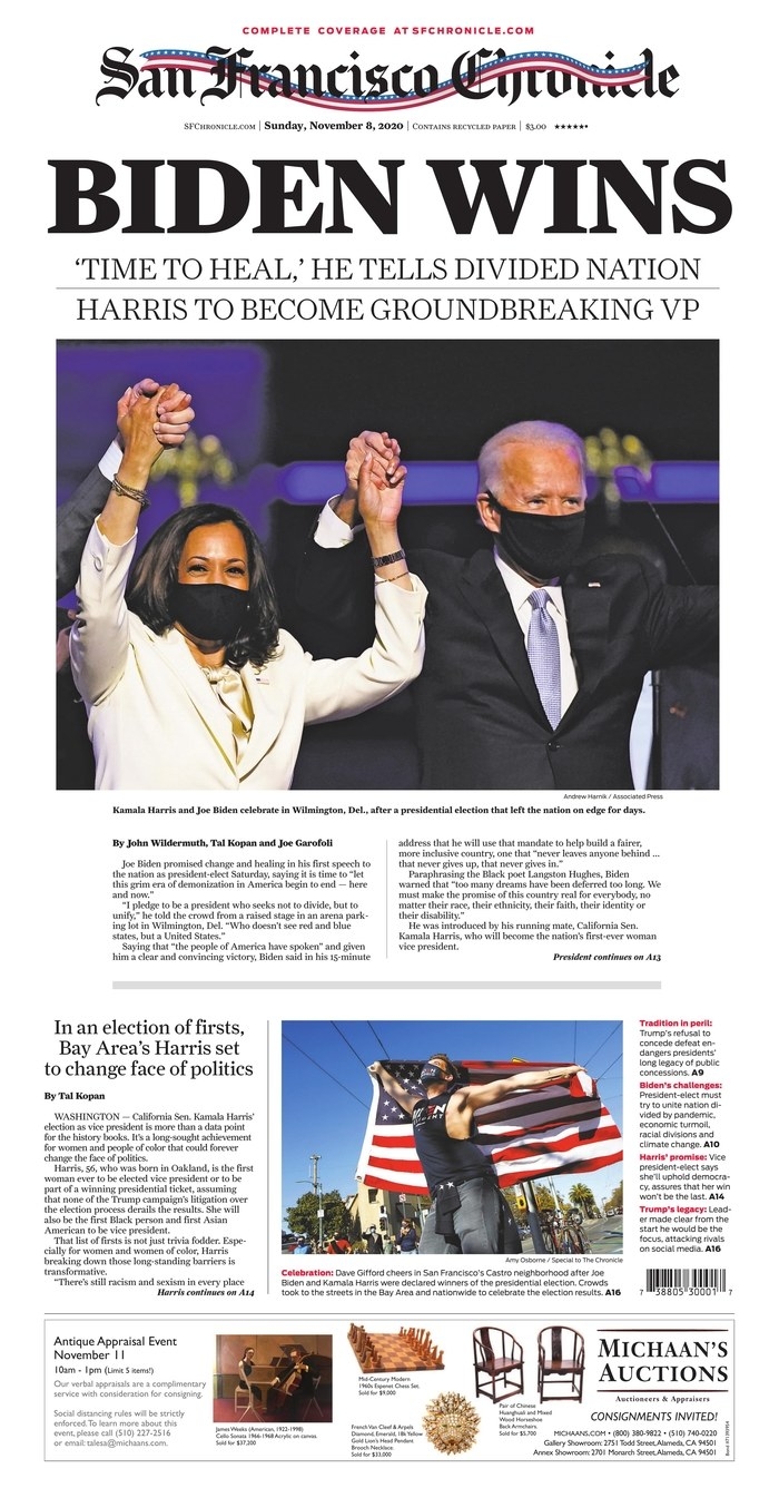 nytimes front page oct 2018