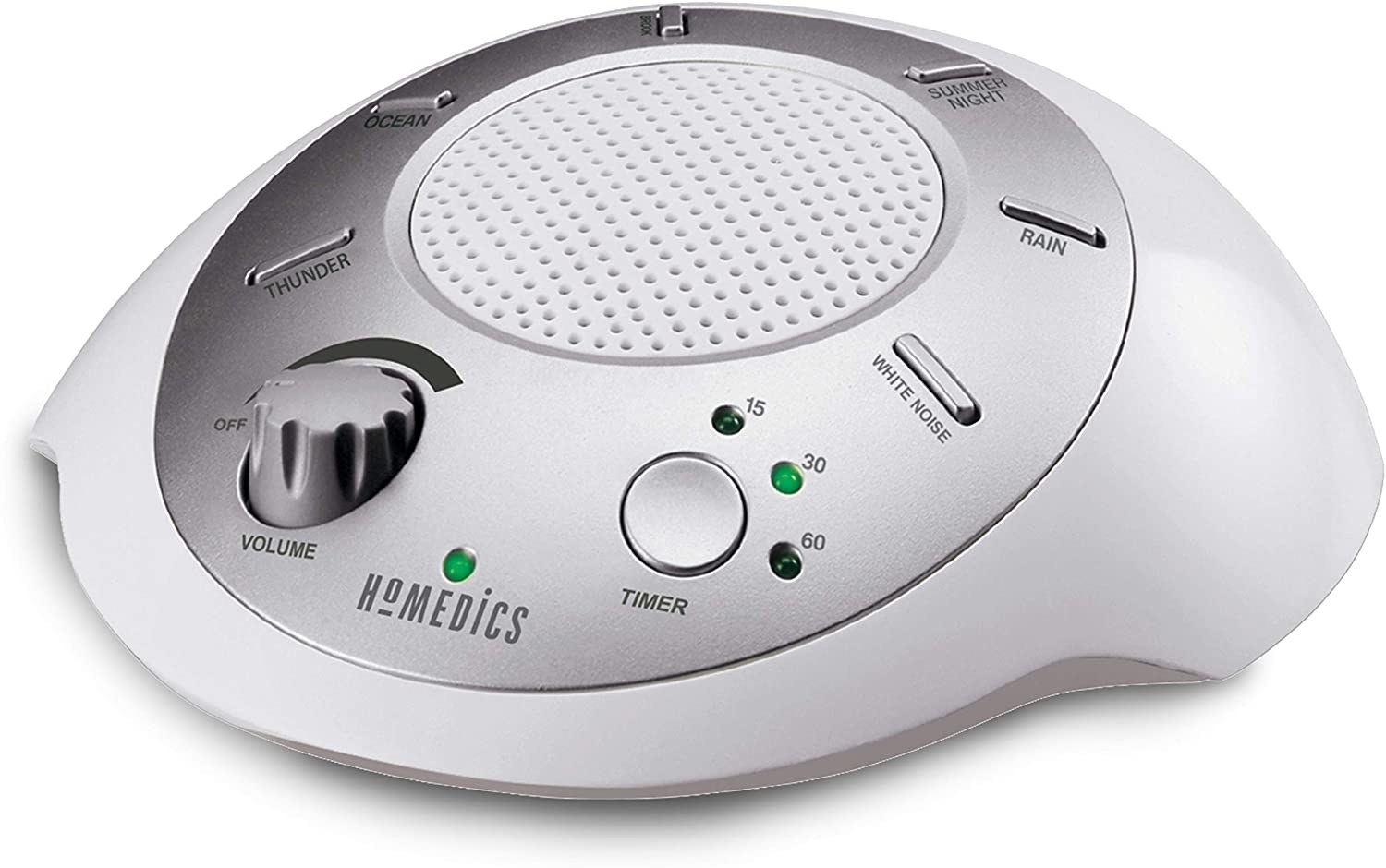 White noise machine isolated on a white background