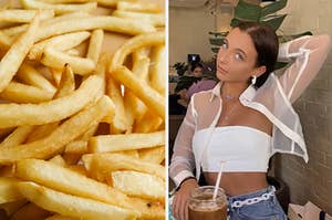 fries and emma chamberlain