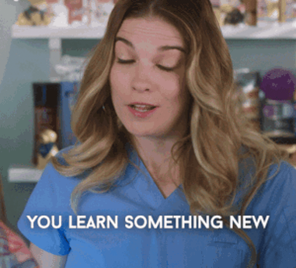 Alexis from Schitt&#x27;s Creek saying &quot;You learn something new every day&quot; 
